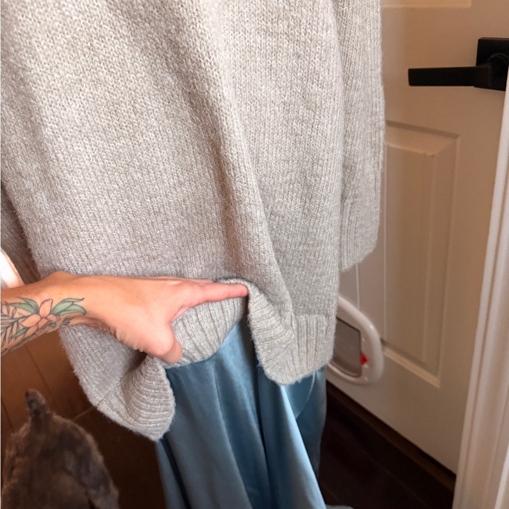 Anthropologie Gray Two-fer Sweater Dress - Picture 10 of 10